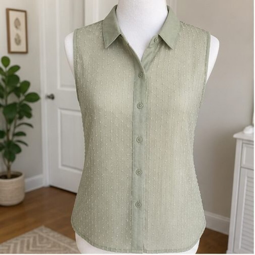 Sage Wrap Blouse